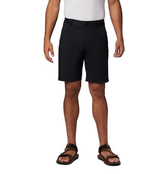 Columbia Mist Trail Shorts Black For Men's NZ72413 New Zealand